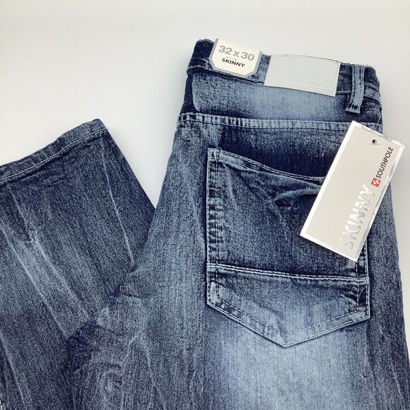 Southpole Mens Skinny Active Flex Jeans Size 32 x‎ 30 NWT - Picture 1 of 12